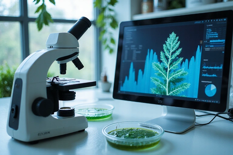 Image depicting scientific research and data analysis